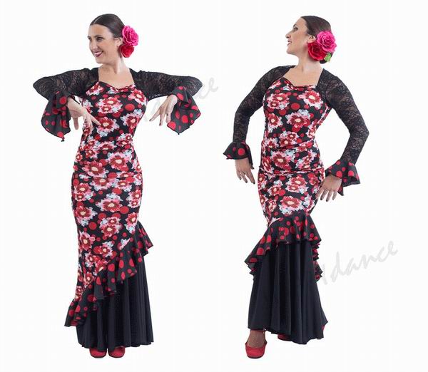 Jupe pour la Danse Flamenco par Happy Dance Ref.EF130PE29PS80PS13